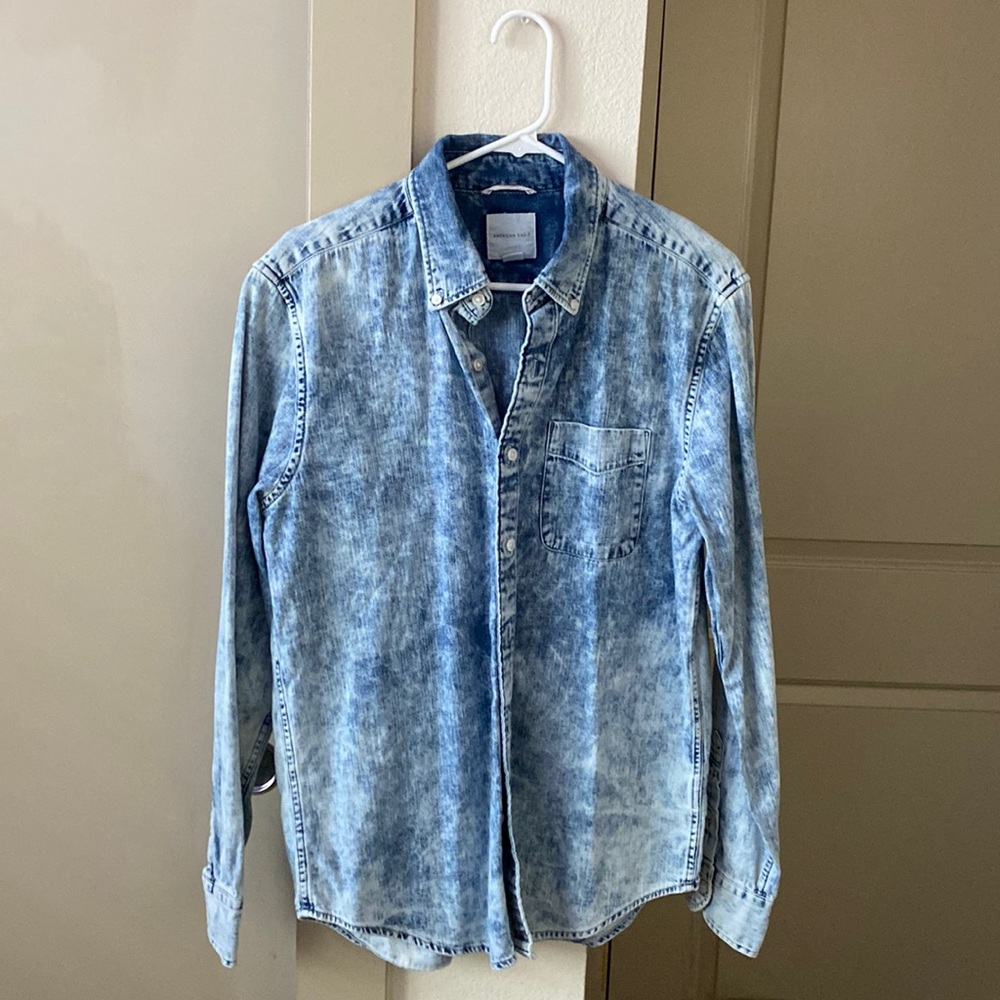 Denim Button Down Shirt